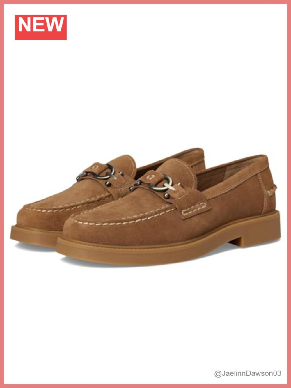 Suede Loafer with Memory Foam Insole Slip-On Leather